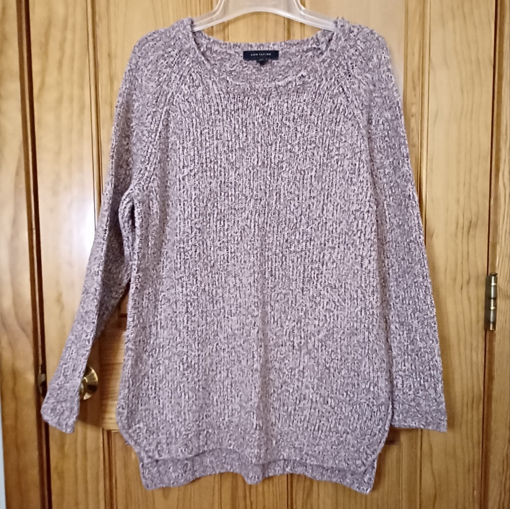 Ann Taylor Variegated Sweater Size Large Good Condition!
